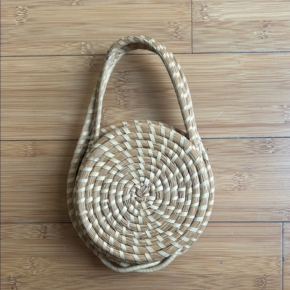 Natural Woven Straw Bag